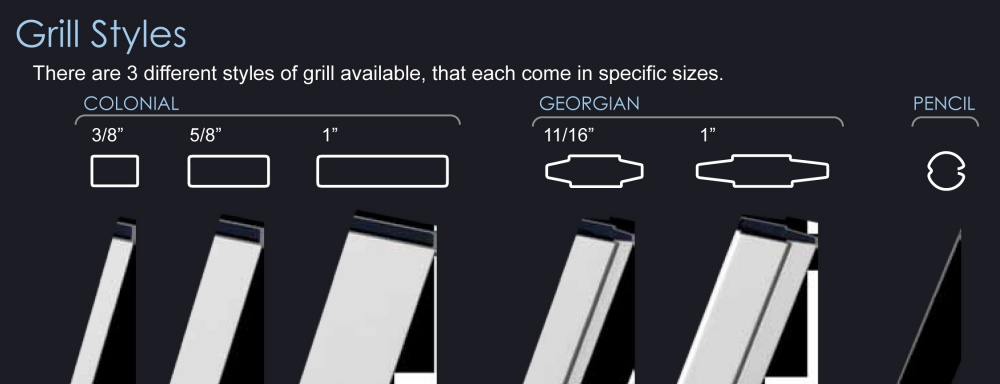 Styles de grille Fenêtres Montréal Optimum Pro